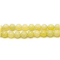 20pc - Perles de Pierre - Jade Citron Boules 6mm   4558550022288 