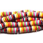 20pc - Perles de Pierre - Turquoise synthèse Rondelles 11mm Multicolore - 4558550082510 20pc - Perles de Pierre - Turquoise synthèse Rondelles 11mm Multicolore - 4558550082510