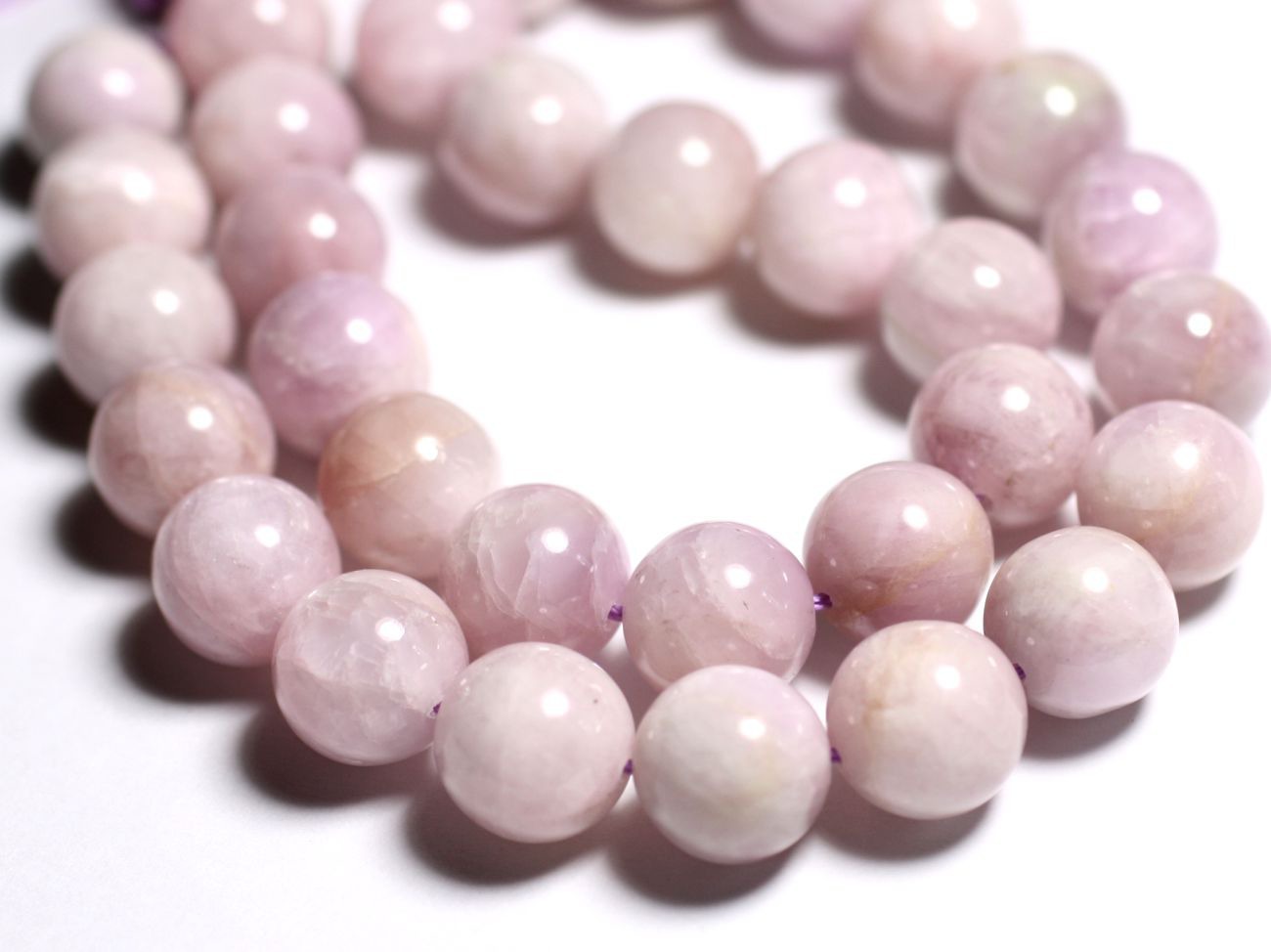 1pc - Perles de Pierre - Kunzite Boule 12mm - 4558550019417 