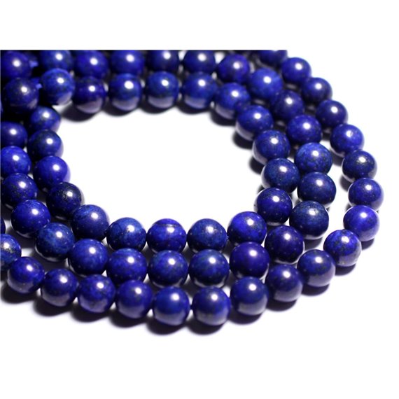 4pc - Perles de Pierre - Lapis Lazuli Boules 10mm B - 4558550093233 