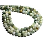 10pc - Perles de Pierre - Jade Birmanie Boules 6mm - 4558550092847 