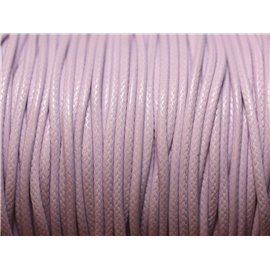 5 metri - Cordoncino di cotone cerato 1,5 mm Malva - 4558550020840 