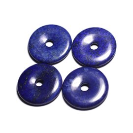 Anhänger Halbedelstein - Lapislazuli Donut Pi 40mm - 4558550091376 