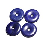 Pendentif Pierre semi précieuse - Lapis Lazuli Donut Pi 40mm - 4558550091376 