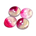 Pendentif Pierre semi précieuse - Agate Rose Donut Pi 40mm - 4558550091383 