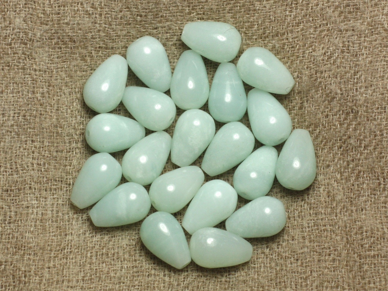 4pc - Perles de Pierre - Amazonite Gouttes 12x8mm   4558550036476 