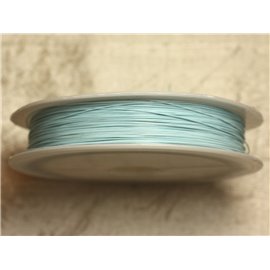 Spule ca. 70 Meter - Drahtdraht 0,38 mm Hellblaues Pastell - 4558550008244