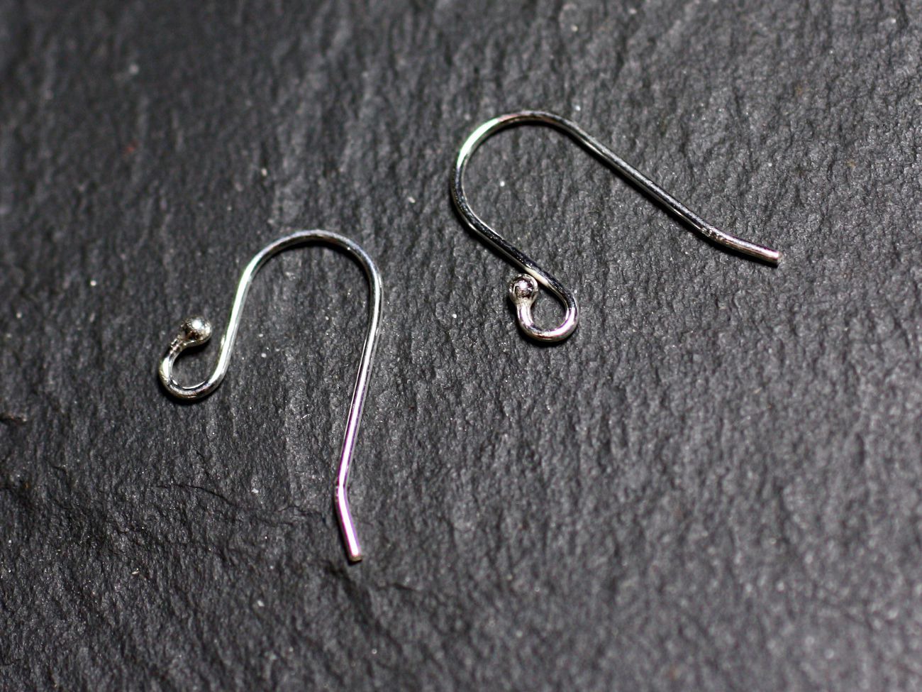 1 paire - Crochets Boucles d'Oreilles Argent massif 925 18x12mm -  4558550088536 