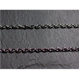 Bobine 50 mètres - Chaîne Mailles Acier inoxydable 316L - Ovales 4x3x0.8mm - 4558550088529 Bobine 50 mètres - Chaîne Mailles Acier inoxydable 316L - Ovales 4x3x0.8mm - 4558550088529