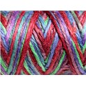 3 mètres - Cordon Ficelle Chanvre 1.5mm Multicolore - Bordeaux Bleu Vert Violet - 4558550083777 