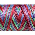 3 mètres - Cordon Ficelle Chanvre 1.5mm Multicolore - Bordeaux Bleu Vert Violet - 4558550083777 