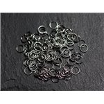 100pc - Anneaux Ouverts Acier Chirurgical 4mm - 4558550022660 