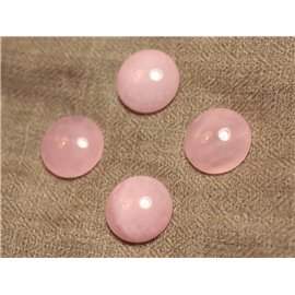 1pc - Cabochon in pietra - Tondo in giada 20 mm rosa chiaro 4558550026989 