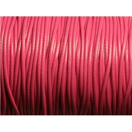 5 Meter - gewachste Baumwollschnur 1,5mm Candy Pink - 4558550009609 