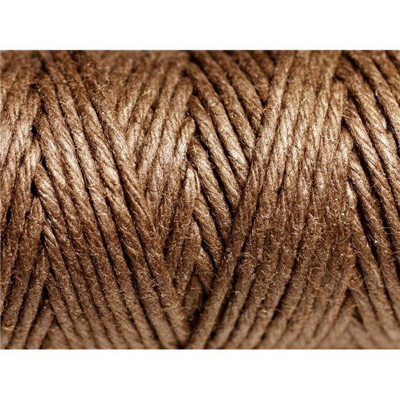 3 mètres - Cordon Ficelle Chanvre 1.5mm Brun Marron - 4558550083746 