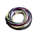 Lot 10 Mètres - Fil Cordon Coton Ciré 2mm Multicolore - 4558550087645 Lot 10 Mètres - Fil Cordon Coton Ciré 2mm Multicolore - 4558550087645
