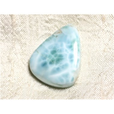 Cabochon Pierre semi précieuse - Larimar Goutte 32mm N14 -  4558550087430 