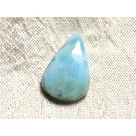 Cabochon Pierre semi précieuse - Larimar Goutte 23mm N3 -  4558550087324 