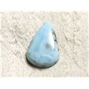 Cabochon Pierre semi précieuse - Larimar Goutte 23mm N4 -  4558550087331 