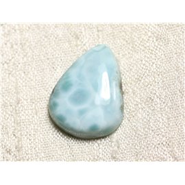 Cabochon Semi precious stone - Larimar Drop 21mm N5 - 4558550087348 