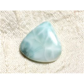 Cabochon Semi precious stone - Larimar Drop 21mm N7 - 4558550087362 
