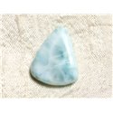 Cabochon Pierre semi précieuse - Larimar Goutte 25mm N8 -  4558550087379 