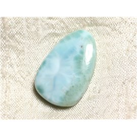 Cabochon Semi precious stone - Larimar Drop 30mm N12 - 4558550087416 