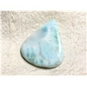 Cabochon Pierre semi précieuse - Larimar Goutte 35mm N15 -  4558550087447 