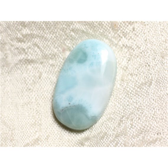 Cabochon Pierre semi précieuse - Larimar Ovale 27mm N17 -  4558550087461 