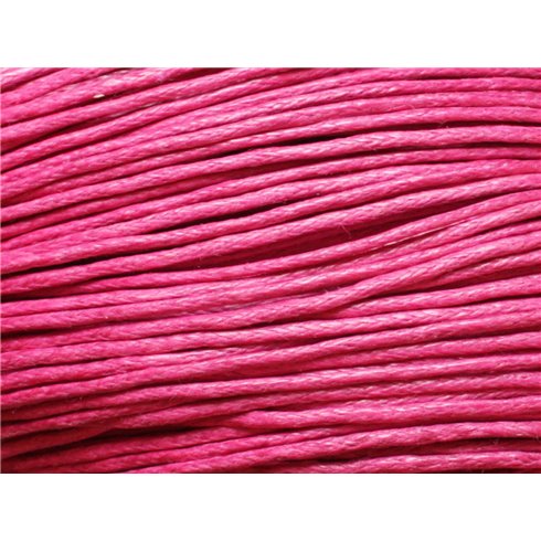 90 mètres - Echeveau Cordon Coton 1mm Rose Fuchsia   4558550012463 