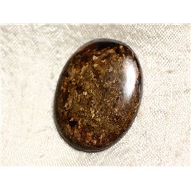Cabochon in pietra - ovale in bronzo 34 mm N30 - 4558550087188 