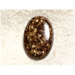 Cabochon de Pierre - Bronzite Ovale 30mm N33 -  4558550087218 