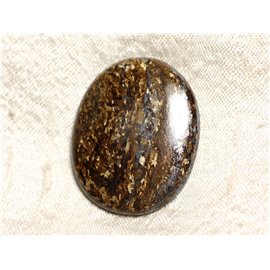 Cabujón de piedra - Bronzita Ovalada 38 mm N38 - 4558550087263 