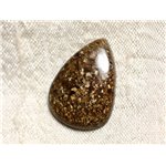 Cabochon de Pierre - Bronzite Goutte 25mm N6 -  4558550086945 