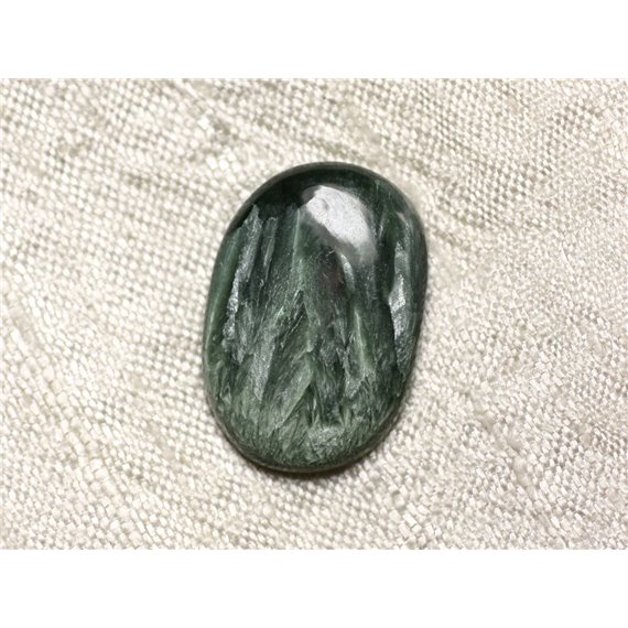 Cabochon Pierre - Séraphinite Ovale 24x17mm N2 -  4558550086686 