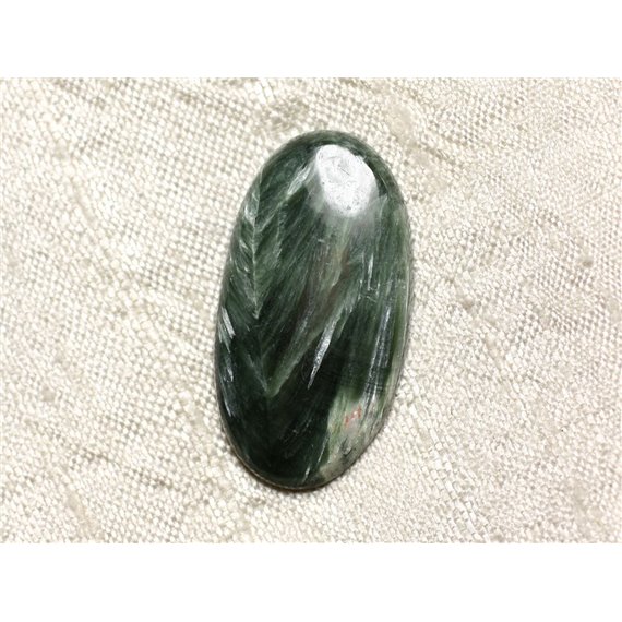 Cabochon Pierre - Séraphinite Ovale 34x18mm N7 -  4558550086730 