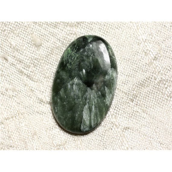 Cabochon Pierre - Séraphinite Ovale 33x21mm N8 -  4558550086747 