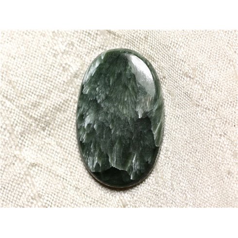 Cabochon Pierre - Séraphinite Ovale 34x22mm N9 -  4558550086754 