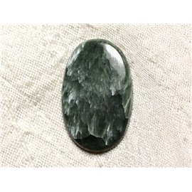 Piedra Cabujón - Serafinita Ovalada 34x22mm N9 - 4558550086754 