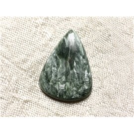 Cabochon Stone - Seraphinite Drop 26x20mm N16 - 4558550086822 