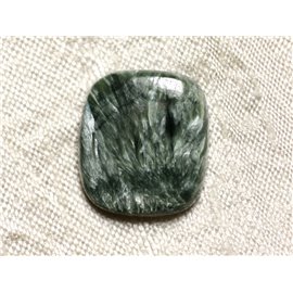 Cabochon Stone - Seraphinite Rectangle 21x18mm N18 - 4558550086846 