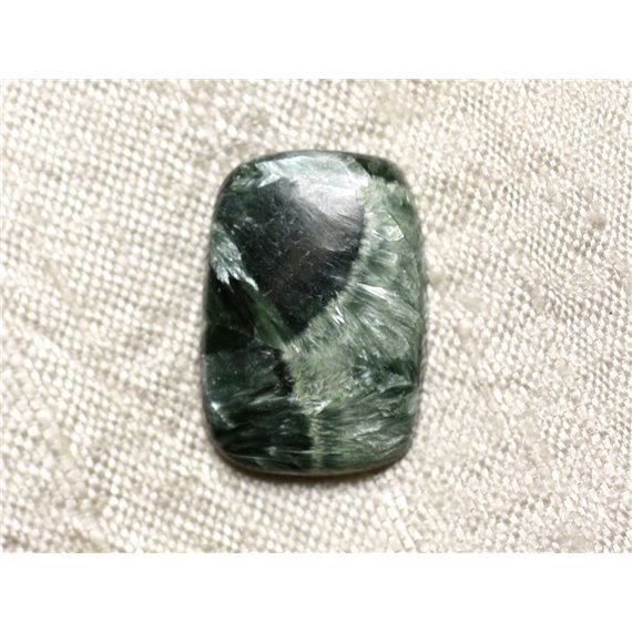 Cabochon Pierre - Séraphinite Rectangle 23x16mm N19 -  4558550086853 