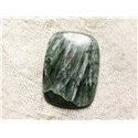 Cabochon Pierre - Séraphinite Rectangle 30x22mm N21 -  4558550086877 