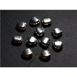 2pz - Cuori sfaccettati in argento sterling 925 9mm - 4558550086457 