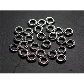 10pc - Cuentas de plata de ley 925 Arandelas espaciadoras Espirales 8mm - 4558550086556 