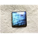 Cabochon de Pierre - Labradorite Carré 21mm N43 -  4558550084972 