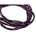 20pc - Perles de Pierre - Lépidolite Boules 4mm Violet Mauve -  4558550084620 