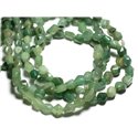 10pc - Perles de Pierre - Aventurine Verte Nuggets Facettés 7-10mm - 4558550084682 