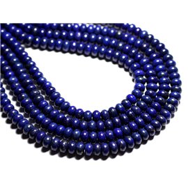 10pc - Stone Beads - Lapis Lazuli Rondelles 8x5mm - 4558550027269 