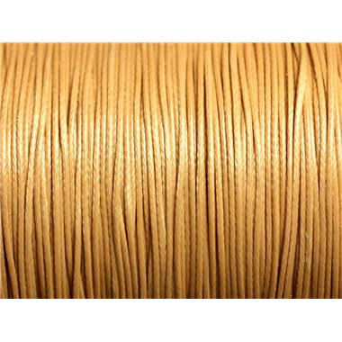 10m - Cordon de Coton Ciré 0.8mm Beige   4558550005922 